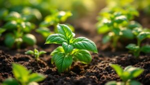 Metti questo ingrediente nella terra del basilico: cresce il triplo e non si secca mai