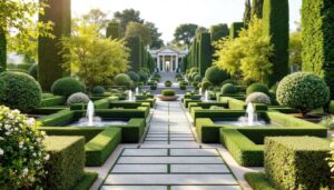Il ritorno del giardino all'italiana: geometrie, siepi di bosso e fontane rivisitate in chiave contemporanea